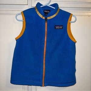 Patagonia kids toddlers Synchilla fleece vest - boys 3T